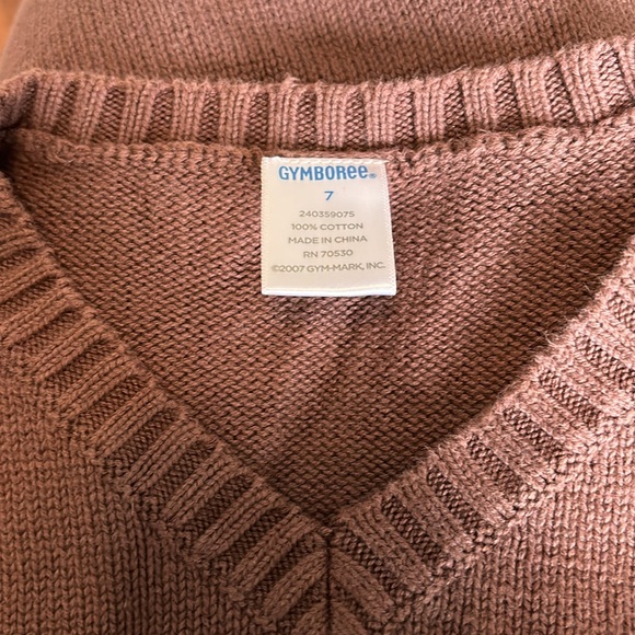 Brown Patterned Vest - Picture 3 of 3